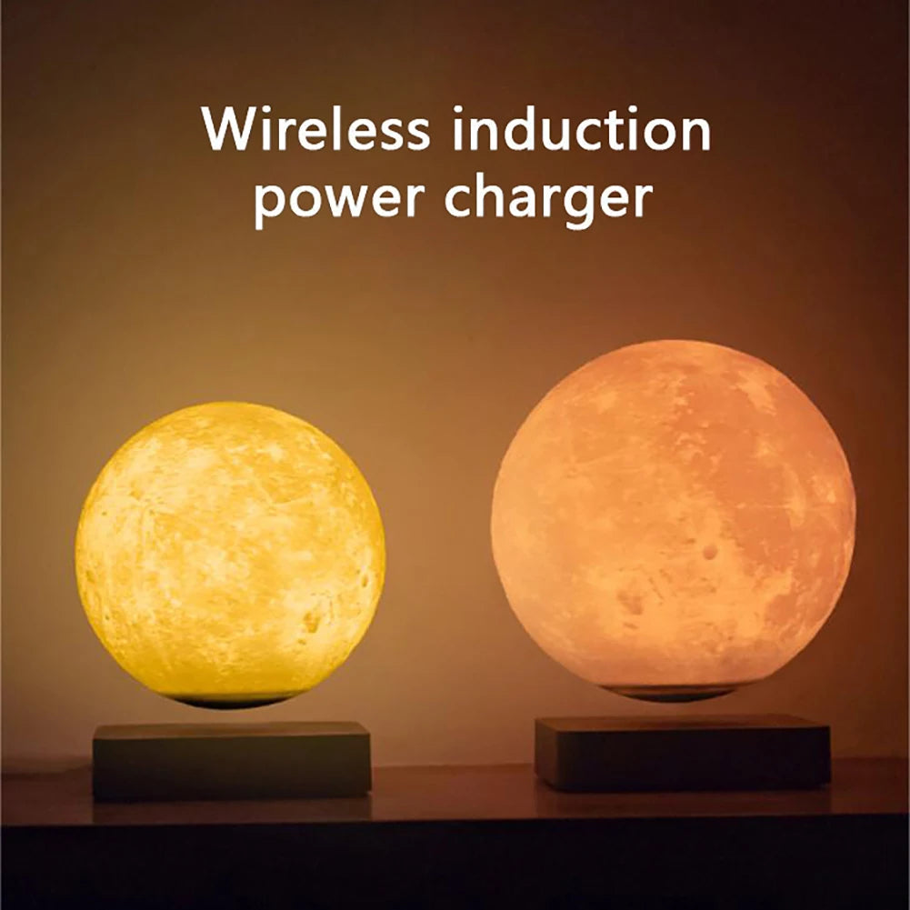 Night Light Levitating Moon Lamp Touch Magnetic Levitation