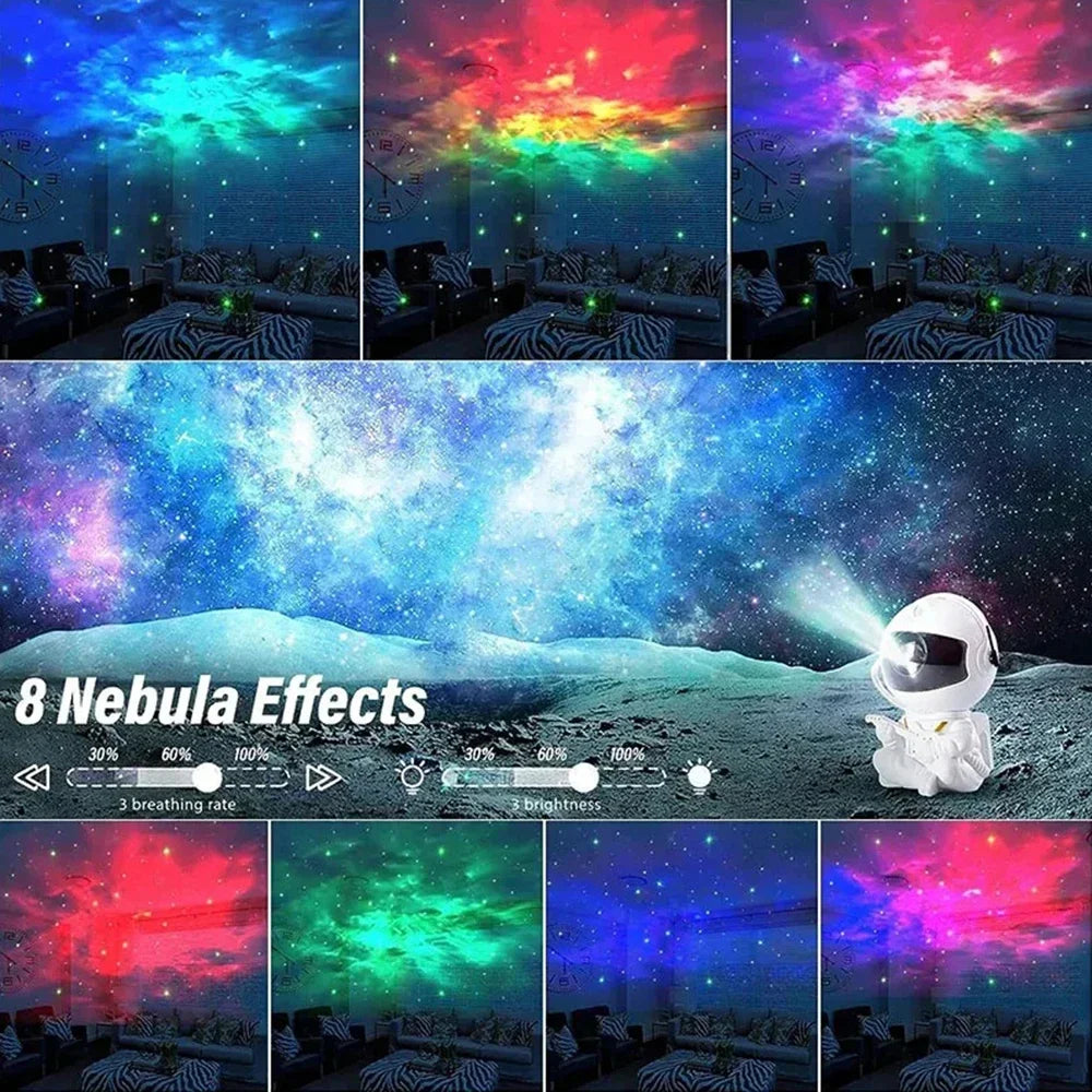 Astronaut Star Projector Ambient Night Light