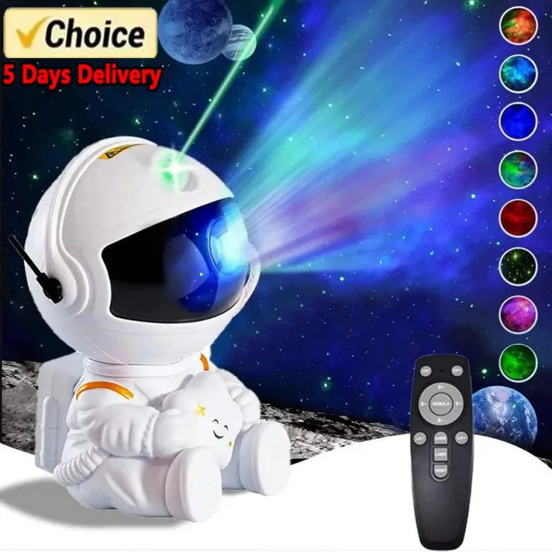 Astronaut Star Projector Ambient Night Light