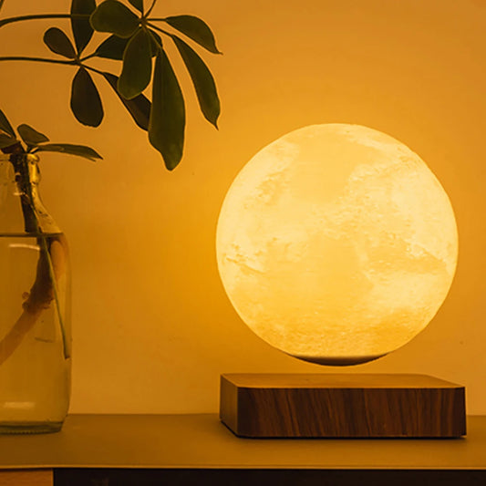 Night Light Levitating Moon Lamp Touch Magnetic Levitation