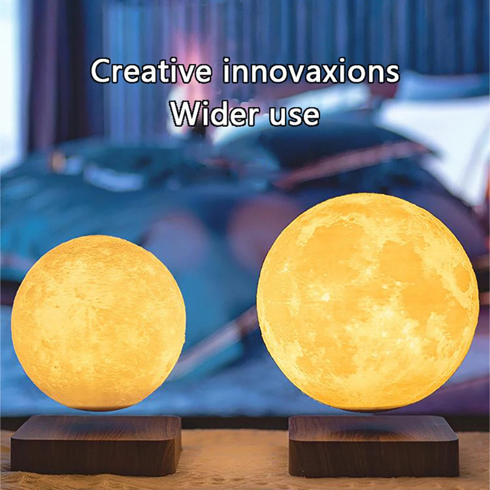 Night Light Levitating Moon Lamp Touch Magnetic Levitation