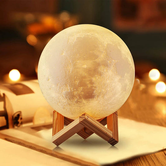 3D LED Night Light Print Moon Lamp